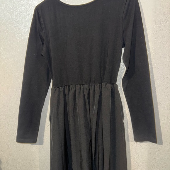 Black Long Sleeve Maxi Dress - Picture 6 of 6